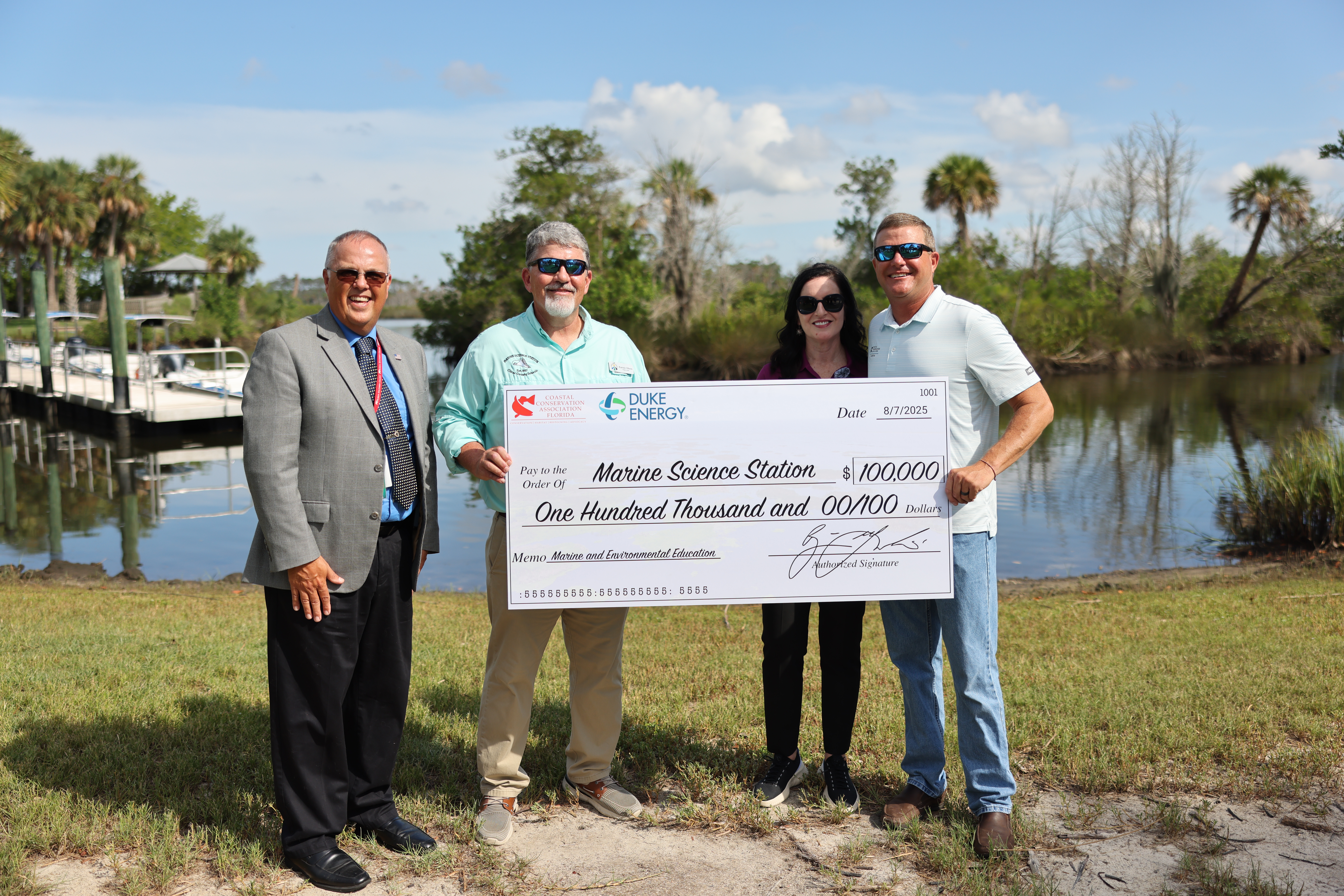 CCA Florida Marine Science Station donation