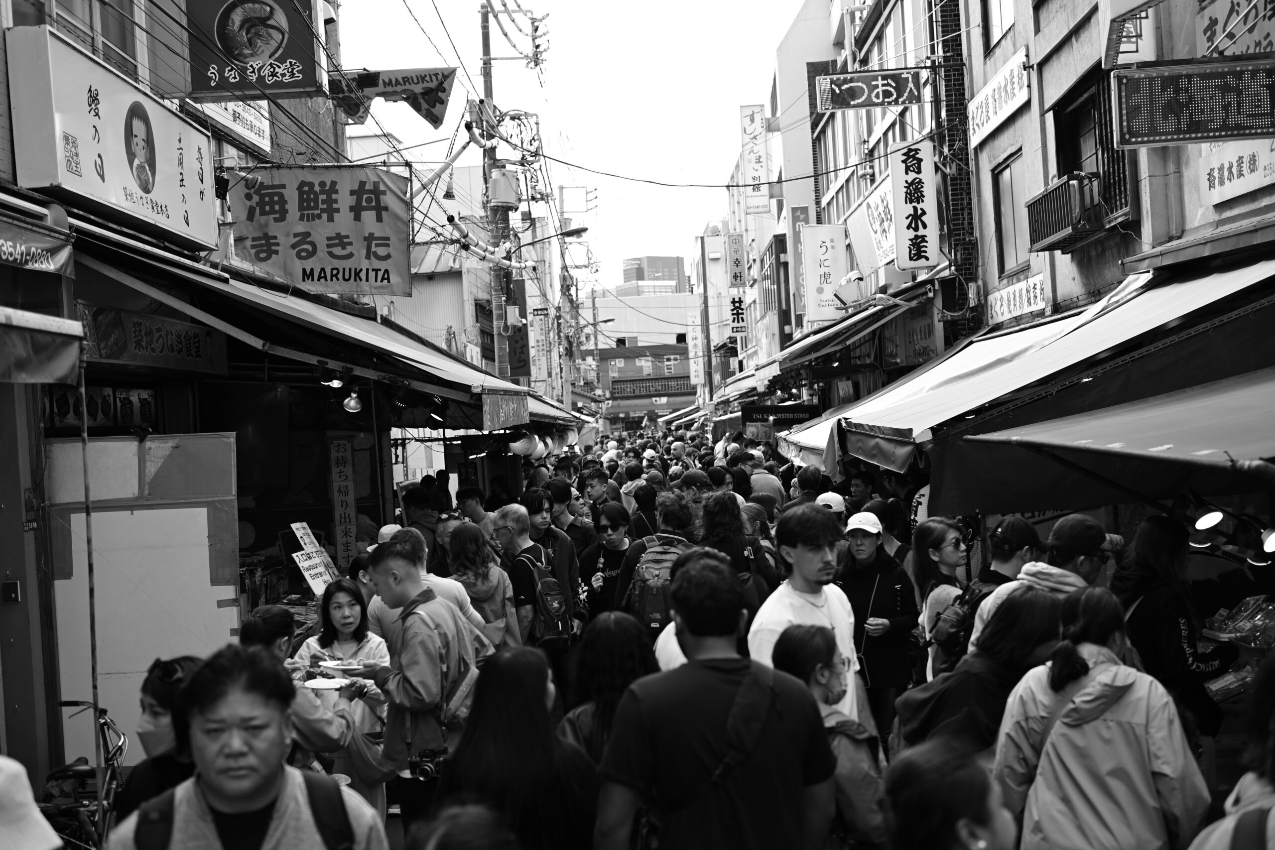 TSUKIJI OUTER FISH MARKET TOKYO JAPAN