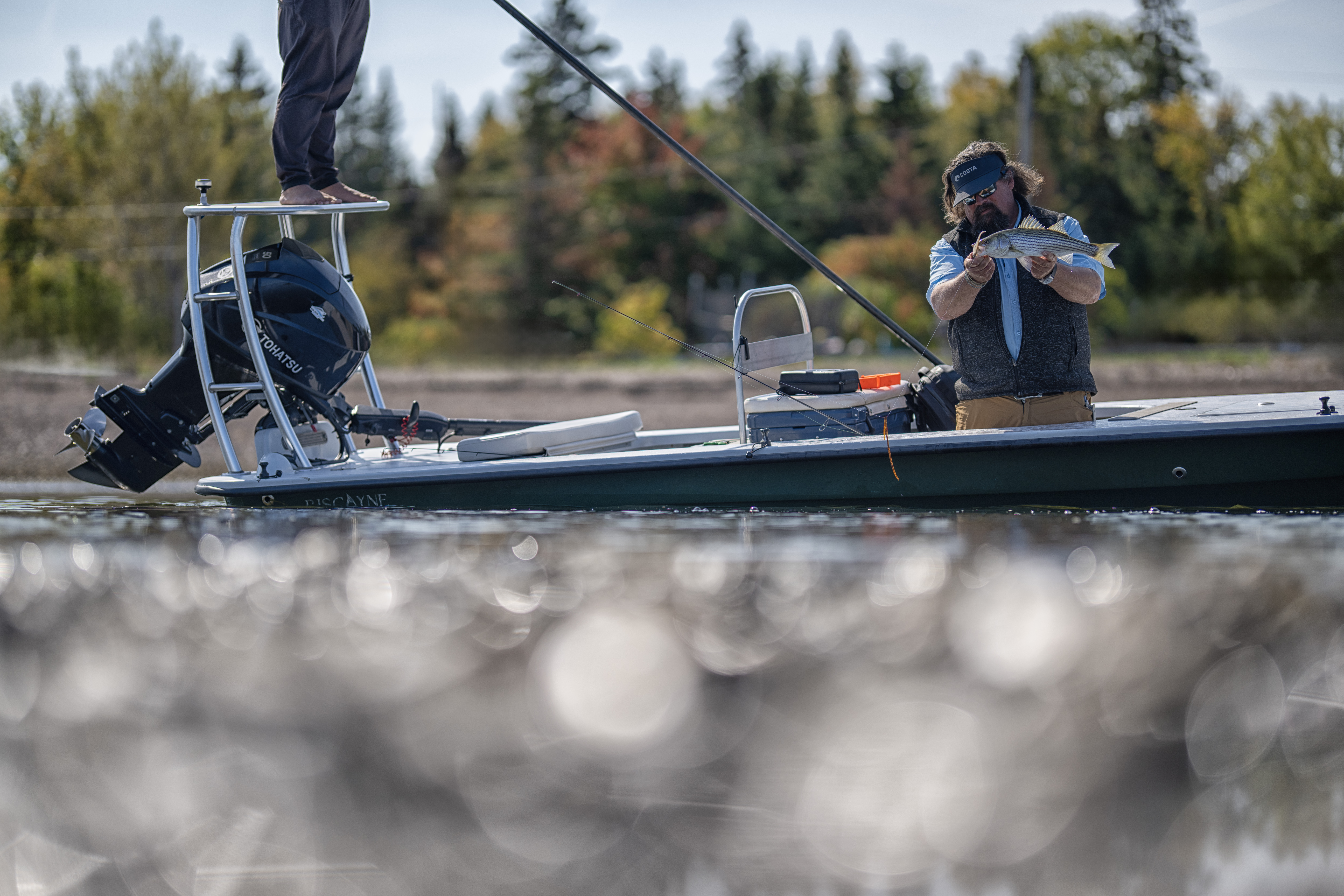 striped bass fishing Quebec
