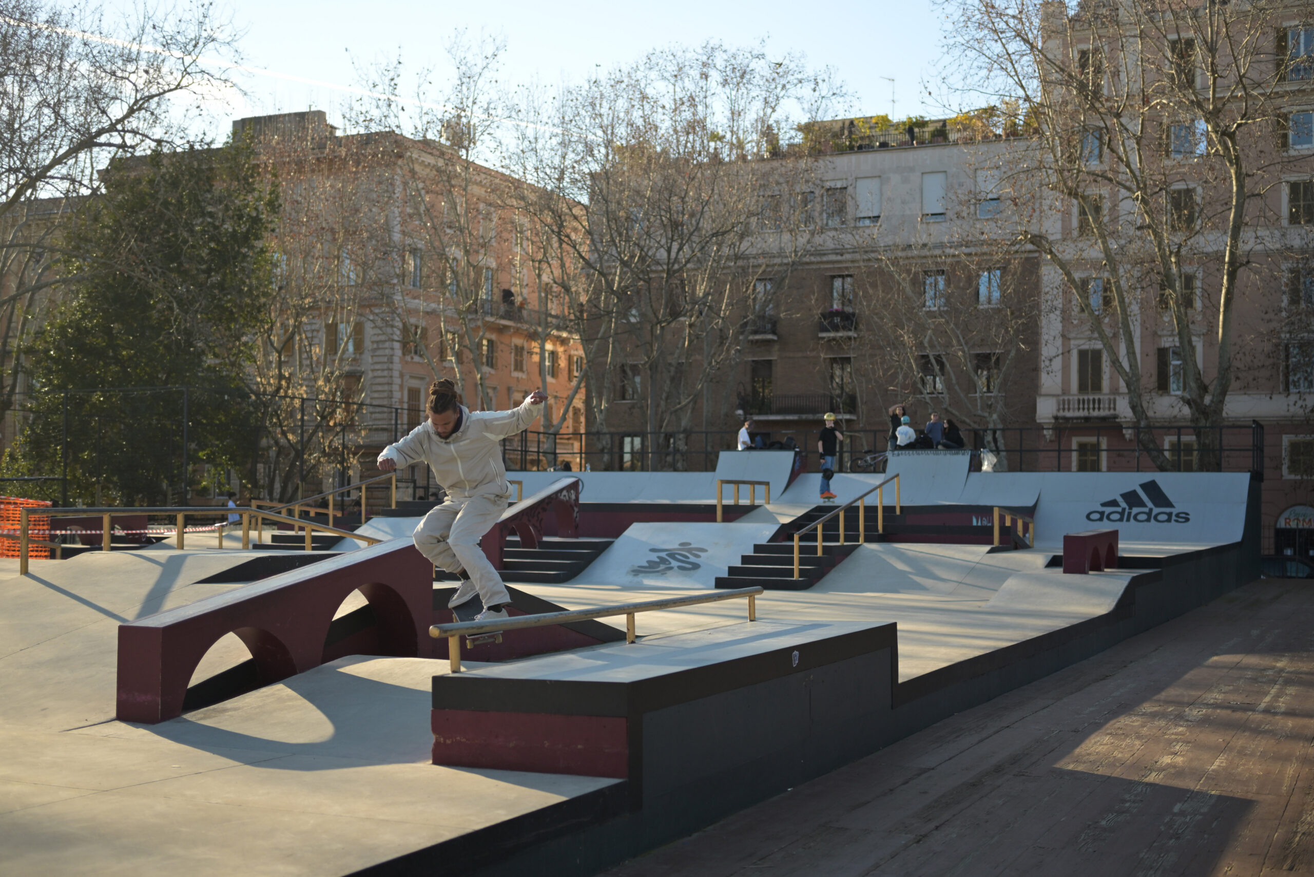 Skateboarding in the Shadow of the Coliseum