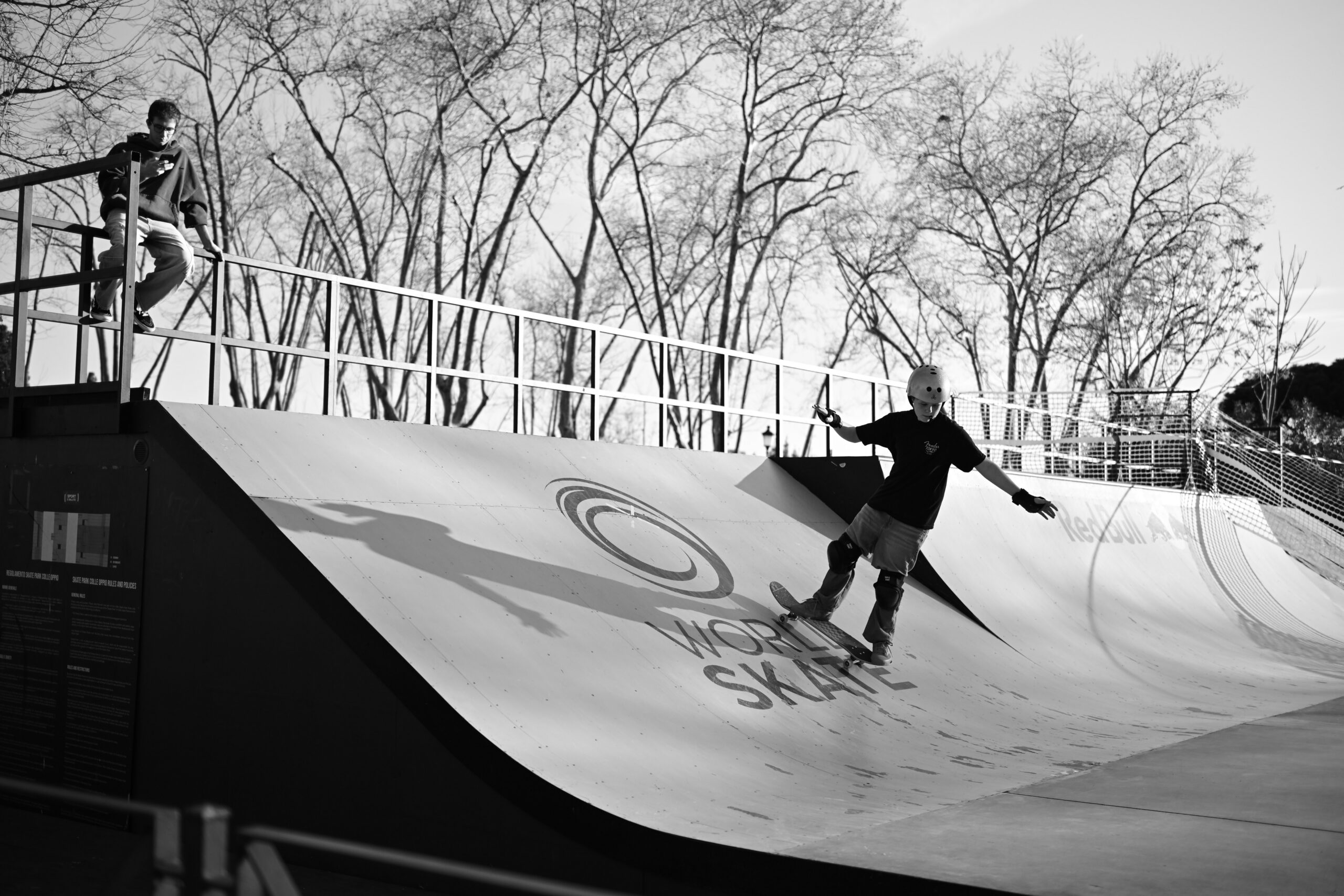 Colle Oppio Wooden Street Skate Park rome italy