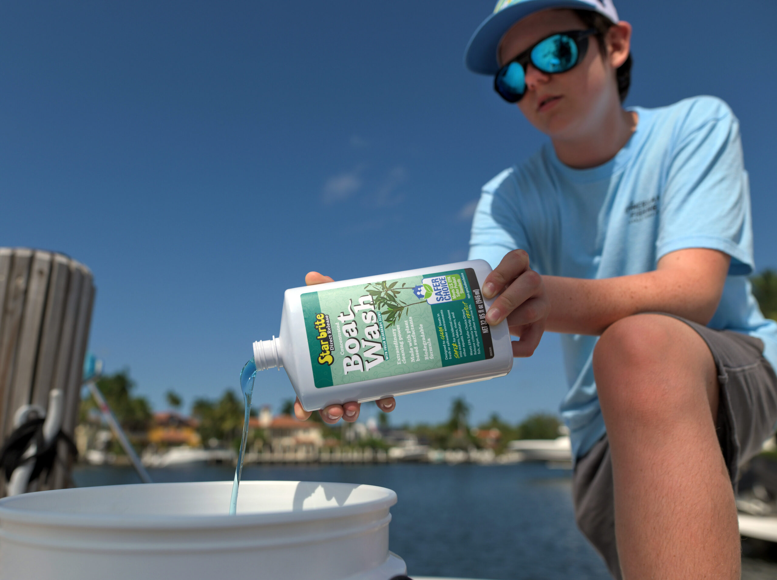 Star brite Direct Release Boat Wash delivers powerful, biodegradable cleaning for every boat surface. Safe for direct release and built for serious anglers.