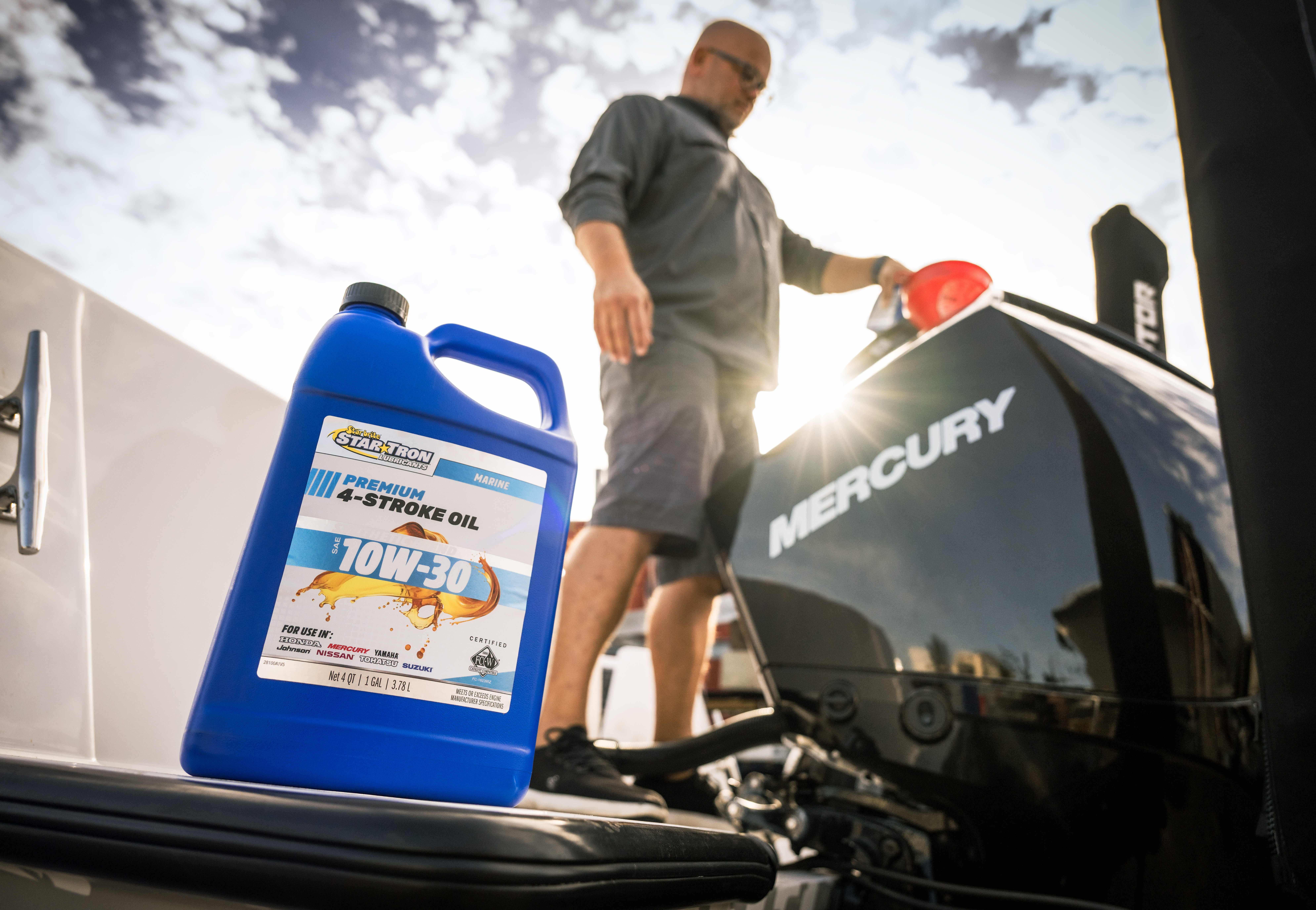 Star brite Star Tron Premium Four-Stroke Marine Oil